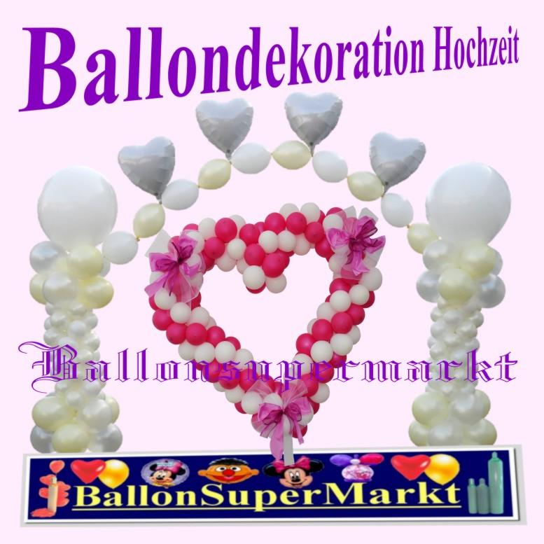 Ballonsupermarkt: Ballondekoration Hochzeit