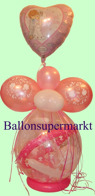 Geschenkballons Hochzeit, Ballondekoration