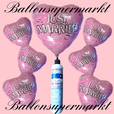mini-helium-set-folienballons-hochzeit-rosa-mit-champagnerglaesern