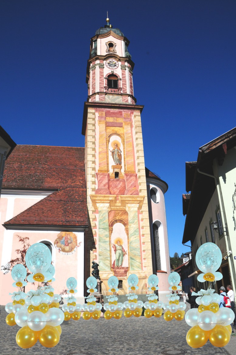 ballondekoration-hochzeit-kirche