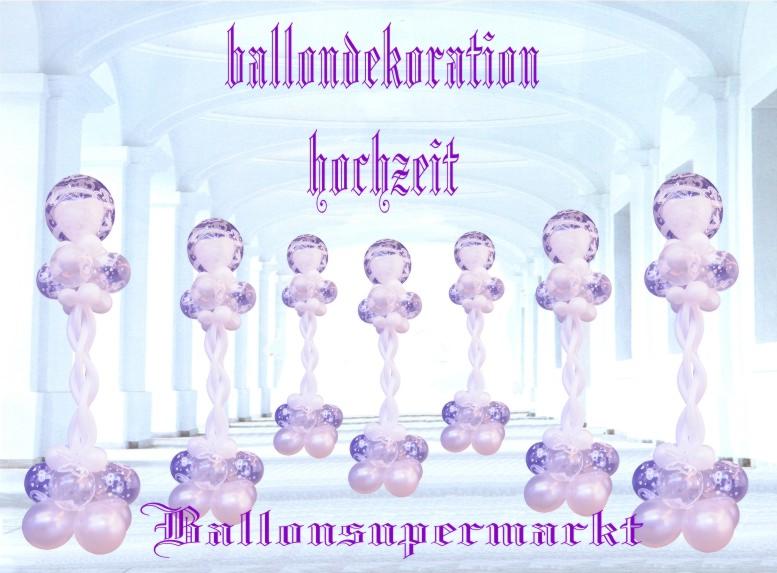 Ballondekoration Hochzeit, Traumhaft